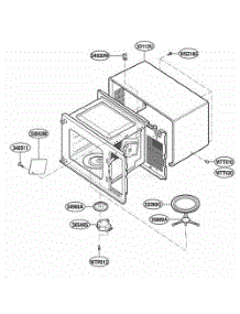 Oven Cavity Parts parts for Lg Range MT2110SJB from AppliancePartsPros.com