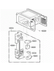 Latch Board Parts parts for Lg Range MT2110SJQ from AppliancePartsPros.com