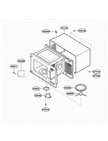 Oven Cavity Parts parts for Lg Range MT2110SJQ from AppliancePartsPros.com