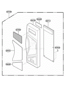 Control Panel Parts parts for Lg Range MT2115SJQ from AppliancePartsPros.com