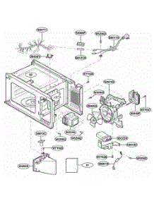 Interior Parts parts for Lg Microwave MT2145SJQ from AppliancePartsPros.com