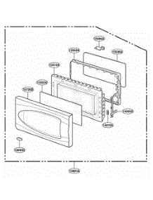 Door Parts parts for Lg Wall Oven MT3130SHB from AppliancePartsPros.com