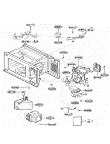 Interior Parts parts for Lg Wall Oven MT3130SHB from AppliancePartsPros.com