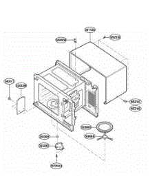 Oven Cavity Parts parts for Lg Range MT3130SHQ from AppliancePartsPros.com