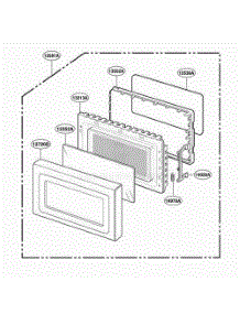 Door Parts parts for Lg Wall Oven MT4070SKQ from AppliancePartsPros.com