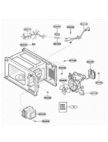 Interior Parts 1 parts for Lg Range MT4078SKB from AppliancePartsPros.com