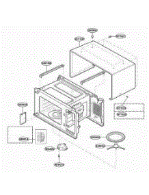 Oven Cavity Parts parts for Lg Range MT4078SKB from AppliancePartsPros.com