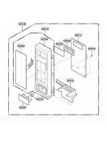 Control Panel Parts parts for Lg Range MT4078SKB1 from AppliancePartsPros.com