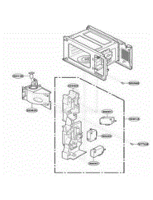 Latch Board Parts parts for Lg Range MT4078SKB1 from AppliancePartsPros.com