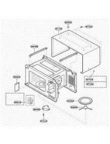 Oven Cavity Parts parts for Lg Range MT4078SKB1 from AppliancePartsPros.com