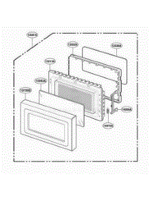 Door Parts parts for Lg Wall Oven MT4078SKQ from AppliancePartsPros.com
