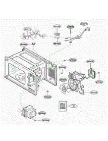 Interior Parts 1 parts for Lg Wall Oven MT4078SKQ from AppliancePartsPros.com