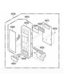 Control Panel Parts parts for Lg Range MT4078SKQ1 from AppliancePartsPros.com