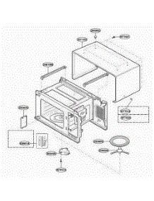 Oven Cavity Parts parts for Lg Range MT4078SKQ1 from AppliancePartsPros.com
