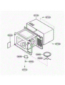 Oven Cavity Parts parts for Lg Range MT4110RPB0 from AppliancePartsPros.com