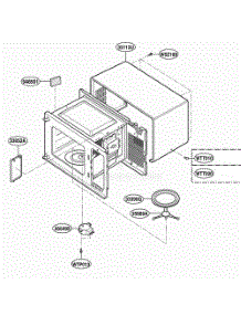 Oven Cavity Parts parts for Lg Range MT4110SKB2 from AppliancePartsPros.com