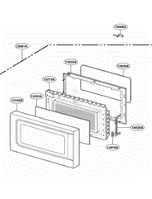 Door Parts parts for Lg Wall Oven MT4110SKQ from AppliancePartsPros.com