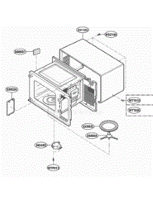 Oven Cavity Parts parts for Lg Wall Oven MT4110SKQ from AppliancePartsPros.com