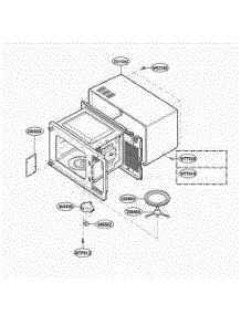 Oven Cavity Parts parts for Lg Wall Oven MT4110SPB from AppliancePartsPros.com