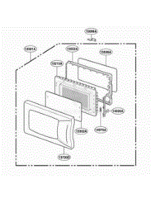 Door Parts parts for Lg Wall Oven MT4110SPQ from AppliancePartsPros.com