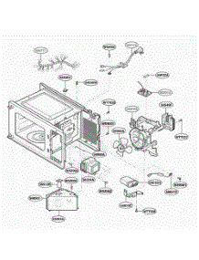 Interior Parts parts for Lg Wall Oven MT4110SPQ from AppliancePartsPros.com