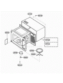 Oven Cavity Parts parts for Lg Wall Oven MT4110SPQ from AppliancePartsPros.com
