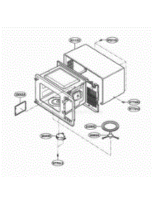 Oven Cavity Parts parts for Lg Wall Oven MT4140SKB from AppliancePartsPros.com