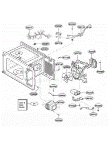 Interior Parts parts for Lg Range MT4140SKQ from AppliancePartsPros.com
