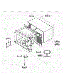 Oven Cavity Parts parts for Lg Range MT4140SKT from AppliancePartsPros.com