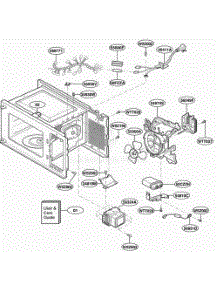 Interior Parts parts for Lg Range MT4210SLB from AppliancePartsPros.com