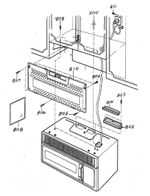 Installation Parts parts for Lg Microwave MV-1155W from AppliancePartsPros.com