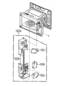 Latch Board Parts parts for Lg Microwave MV-1304B from AppliancePartsPros.com