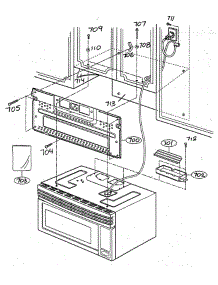 Installation Parts parts for Lg Microwave MV-1304W from AppliancePartsPros.com