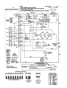 Wiring Diagram parts for Lg Microwave MV-1320B from AppliancePartsPros.com