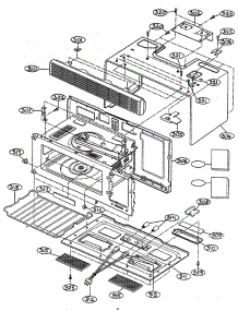 Oven Cavity parts for Lg Microwave MV-1320W from AppliancePartsPros.com