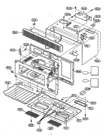 Oven Cavity parts for Lg Microwave MV-1330W from AppliancePartsPros.com