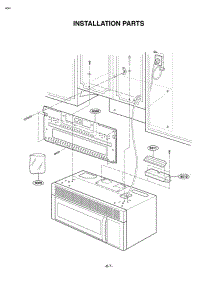 Installation Parts parts for Lg Microwave MV-1525W from AppliancePartsPros.com