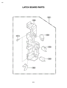 Latch Board Parts parts for Lg Microwave MV-1525W from AppliancePartsPros.com