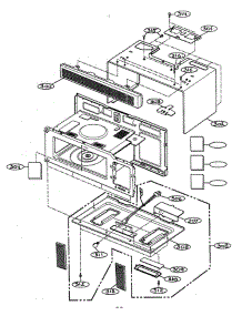 Oven Cavity parts for Lg Microwave MV-1526B from AppliancePartsPros.com