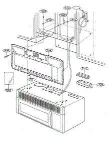Installation Parts parts for Lg Microwave MV-1526W from AppliancePartsPros.com