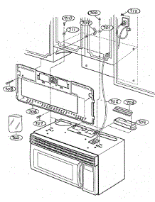 Installation Parts parts for Lg Microwave MV-1725B from AppliancePartsPros.com