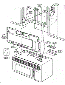 Installation Parts parts for Lg Microwave MV-1725W from AppliancePartsPros.com