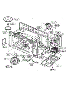 Interior Parts 1 parts for Lg Microwave MV-1725W from AppliancePartsPros.com