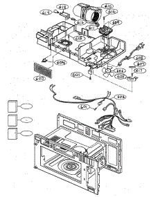 Interior Parts 2 parts for Lg Microwave MV-1725W from AppliancePartsPros.com