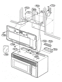 Installation Parts parts for Lg Microwave MV-1735B from AppliancePartsPros.com