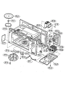 Interior Parts 1 parts for Lg Microwave MV-1735B from AppliancePartsPros.com