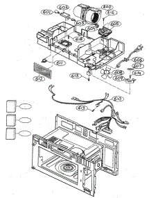 Interior Parts 2 parts for Lg Microwave MV-1735B from AppliancePartsPros.com