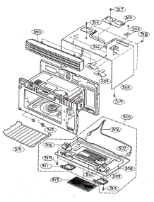 Oven Cavity parts for Lg Microwave MV-1735B from AppliancePartsPros.com