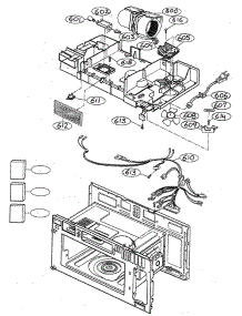 Interior Parts 2 parts for Lg Microwave MV-1735W from AppliancePartsPros.com