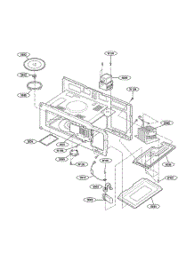 Interior Parts parts for Lg Microwave MV1501B01 from AppliancePartsPros.com